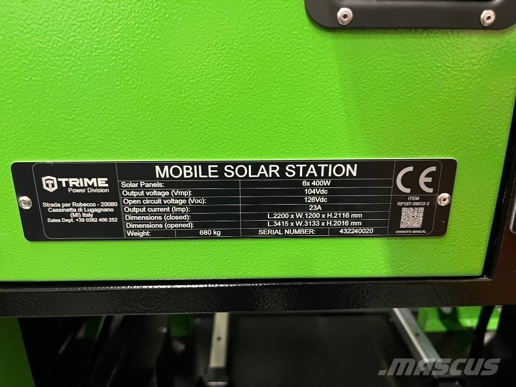 Trime Mobile Solar Station Portable energy storages