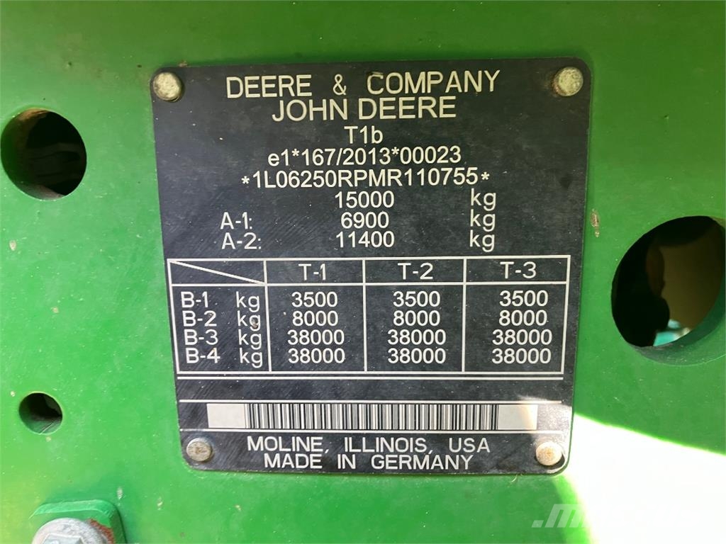 John Deere 6250R Traktori