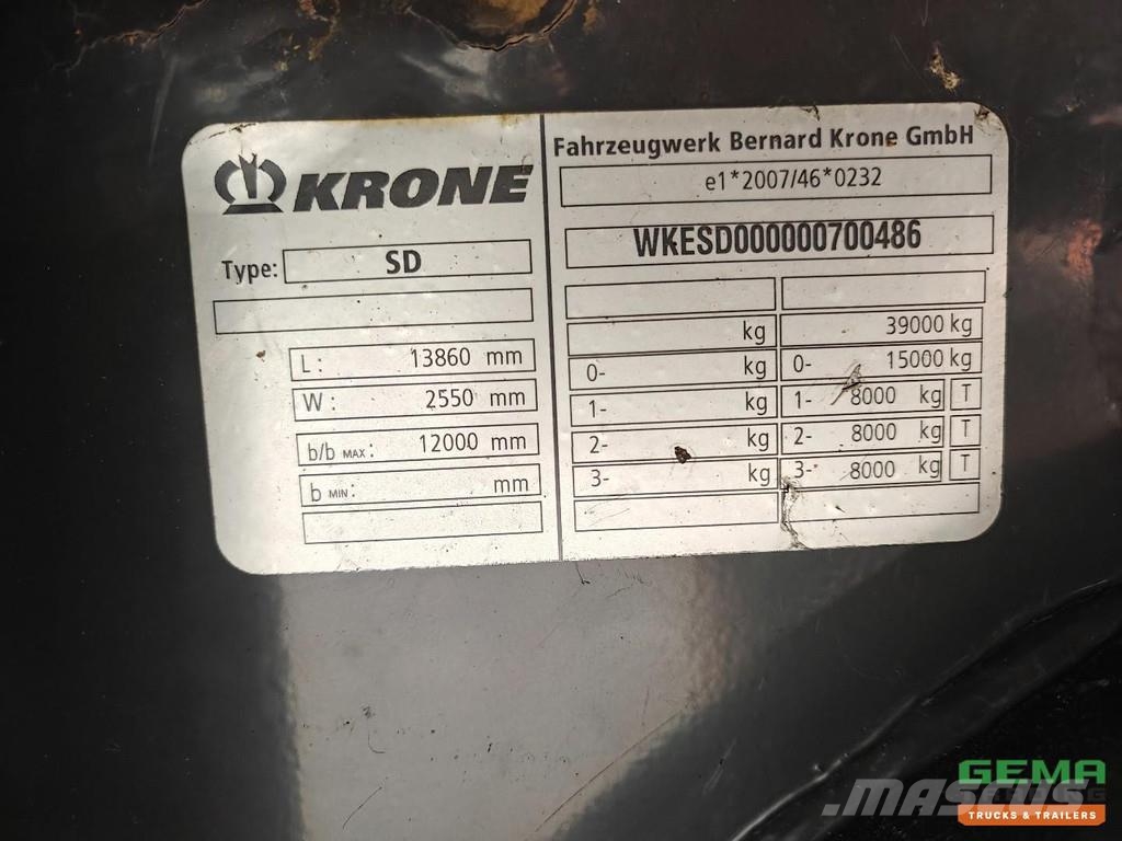 Krone SD Insulated Duoplex Closed Box 13.6m - DoubleStoc Gesloten opleggers