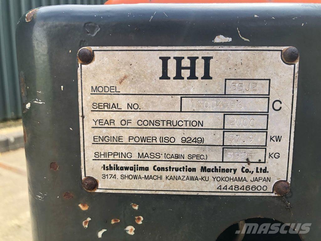 IHI 55 J 2 minigraver Miniescavatori