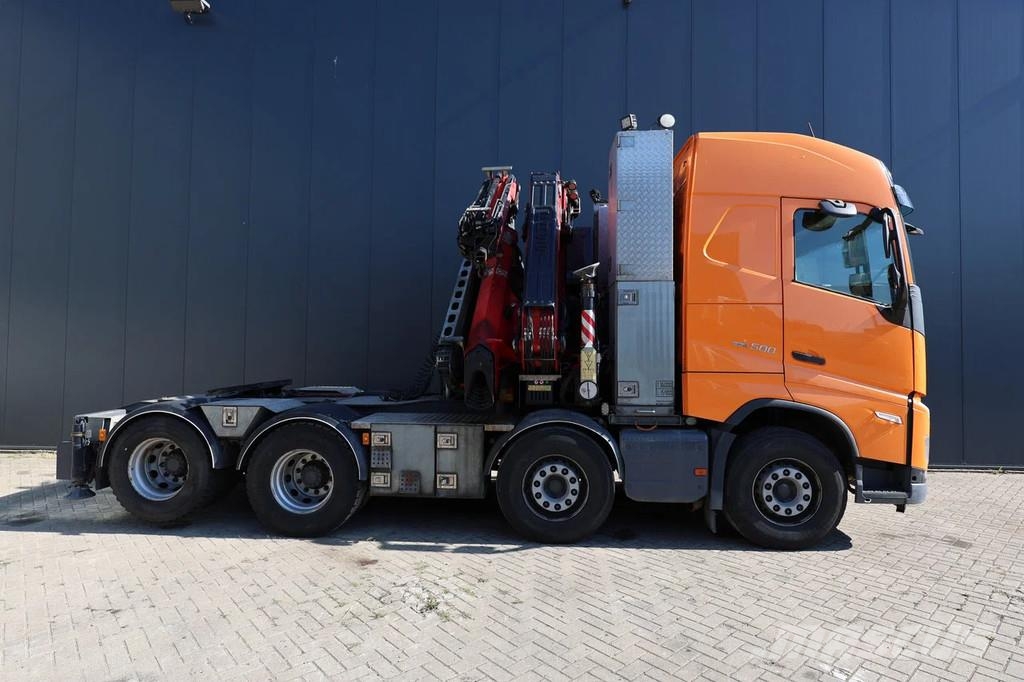 Volvo FH 500 8X2 Crane tractor with Fassi 545 with Jib Trækkere