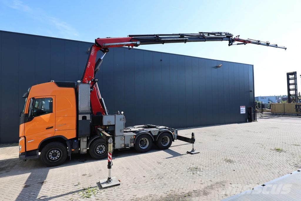 Volvo FH 500 8X2 Crane tractor with Fassi 545 with Jib Trækkere