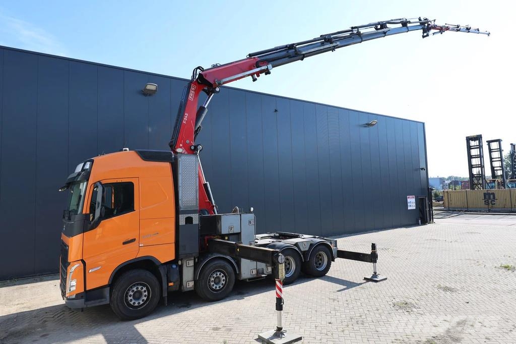 Volvo FH 500 8X2 Crane tractor with Fassi 545 with Jib Trækkere