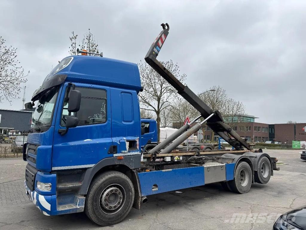 DAF CF 85 6X2 - EURO 5 + VDL HOOK + LIFT AXLE Φορτηγά ανατροπή με γάντζο