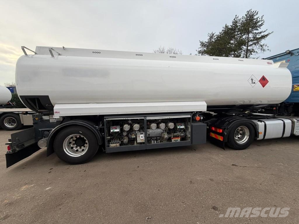 LAG 1-AXLE FUEL TANKER / CITERNE MAZOUT 25.000L - 5 CO Naczepy cysterna
