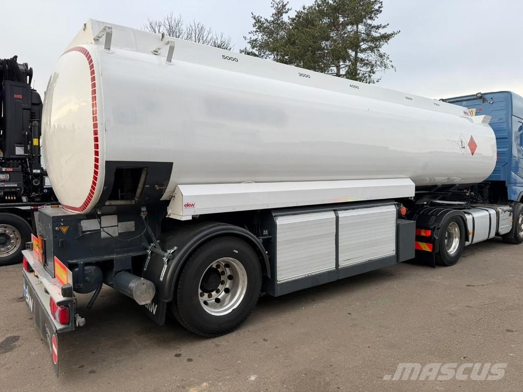 LAG 1-AXLE FUEL TANKER / CITERNE MAZOUT 25.000L - 5 CO Naczepy cysterna