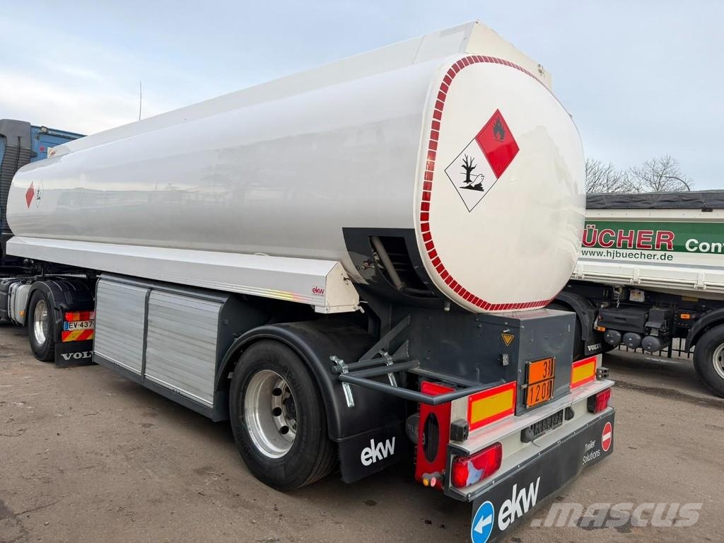 LAG 1-AXLE FUEL TANKER / CITERNE MAZOUT 25.000L - 5 CO Naczepy cysterna