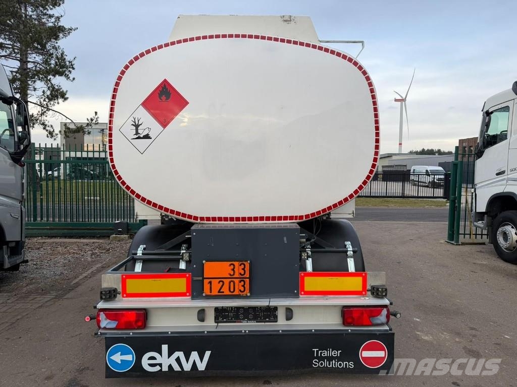 LAG 1-AXLE FUEL TANKER / CITERNE MAZOUT 25.000L - 5 CO Naczepy cysterna