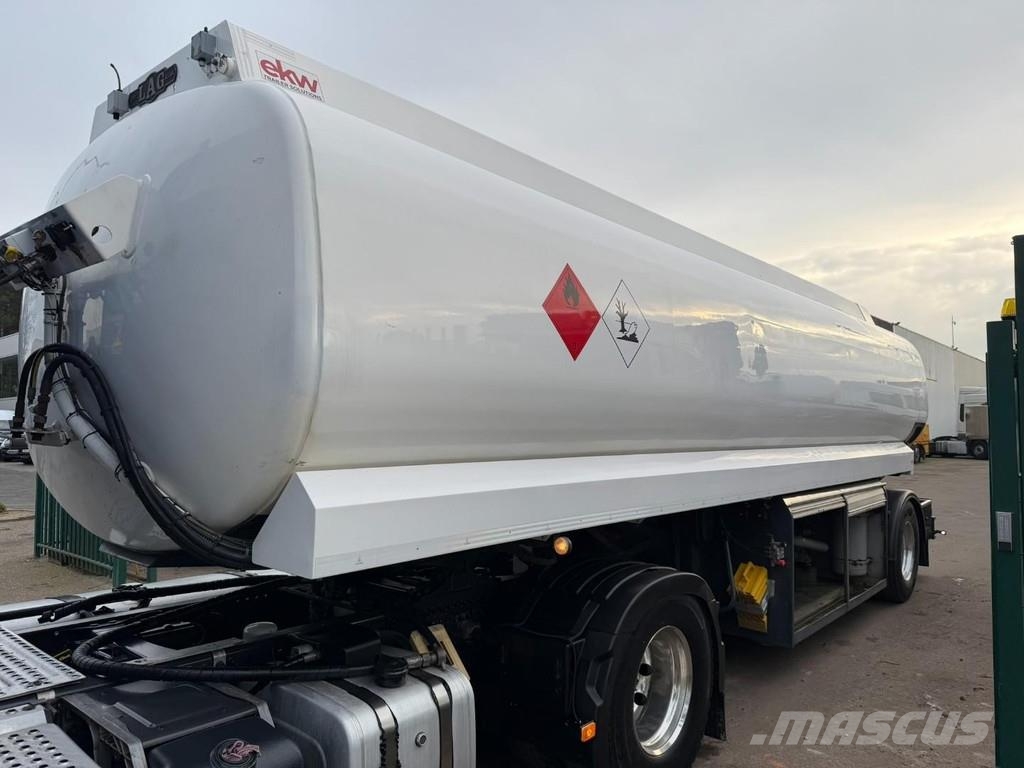 LAG 1-AXLE FUEL TANKER / CITERNE MAZOUT 25.000L - 5 CO Naczepy cysterna