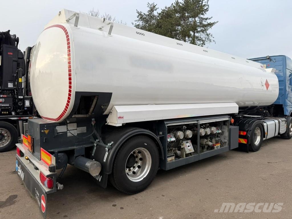 LAG 1-AXLE FUEL TANKER / CITERNE MAZOUT 25.000L - 5 CO Naczepy cysterna
