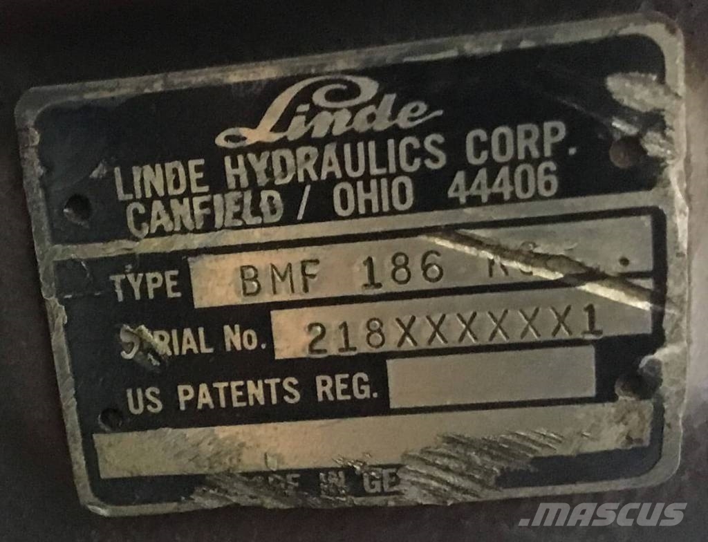 Linde BMF 186 Hidraulikos įrenginiai