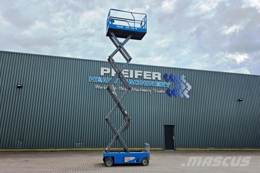Genie GS2646 Electric, Working Height 9.80m, Capacity 45 Mini incarcator