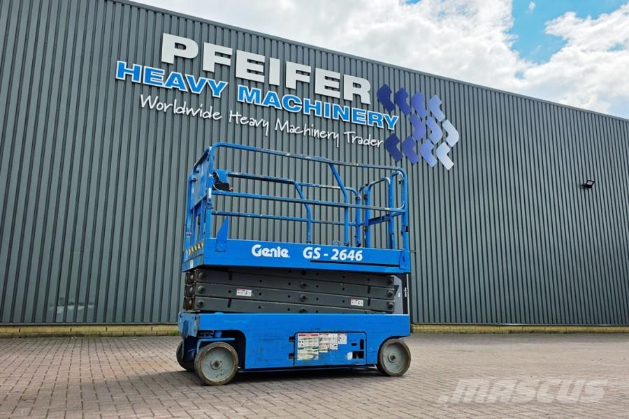 Genie GS2646 Electric, Working Height 9.80m, Capacity 45 Mini incarcator
