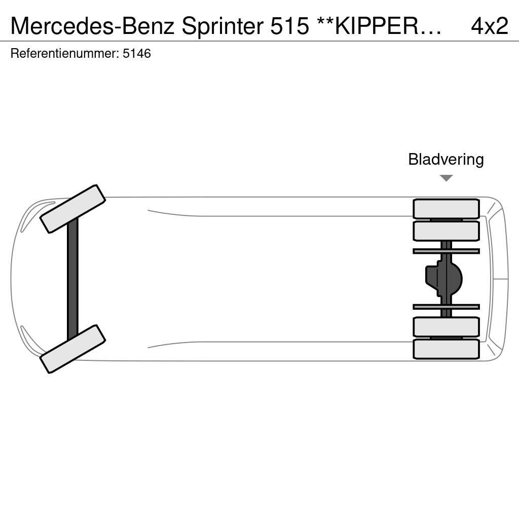 Mercedes-Benz Sprinter 515 **KIPPER-BENNE-TIPPER** شاحنات قلابة