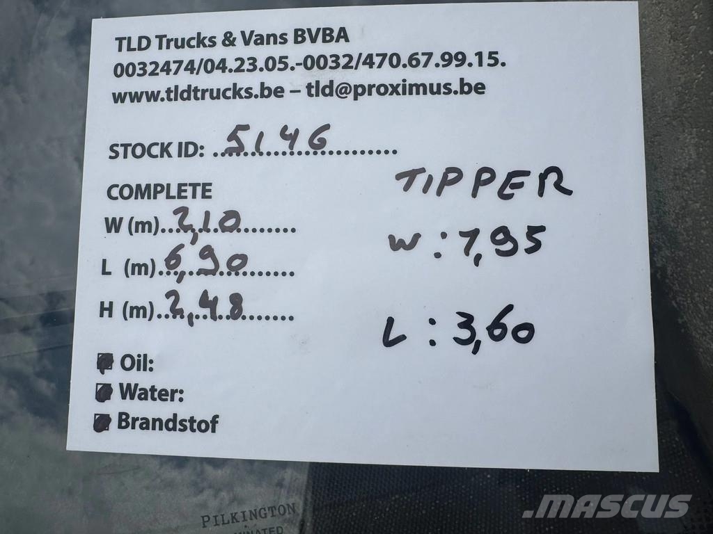 Mercedes-Benz Sprinter 515 **KIPPER-BENNE-TIPPER** شاحنات قلابة