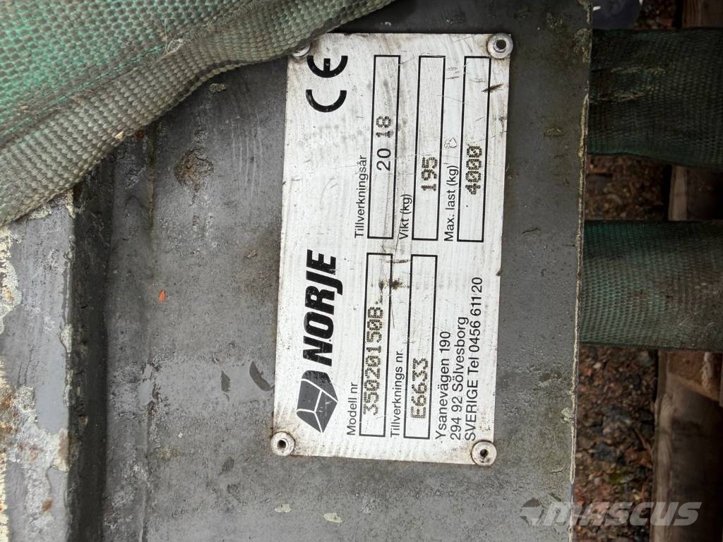 Norje Hydrauliska pallgafflar Manitou 4000kg Pallgafflar