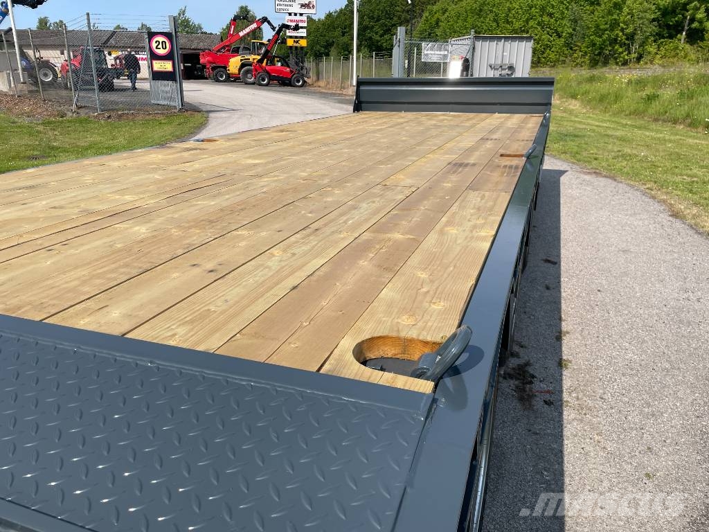 NC 3axl traktordragen maskintrailer 22T Plataformas bajas