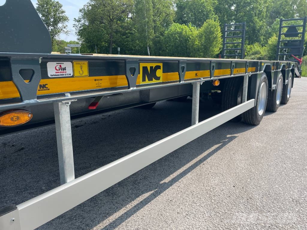 NC 3axl traktordragen maskintrailer 22T Plataformas bajas