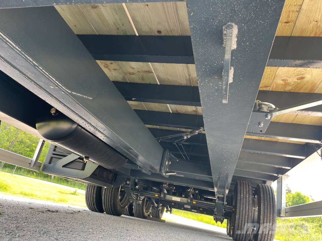 NC 3axl traktordragen maskintrailer 22T Plataformas bajas