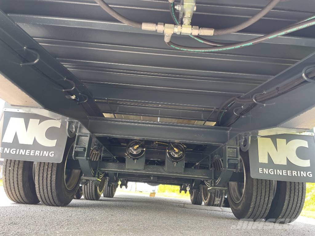 NC 3axl traktordragen maskintrailer 22T Plataformas bajas