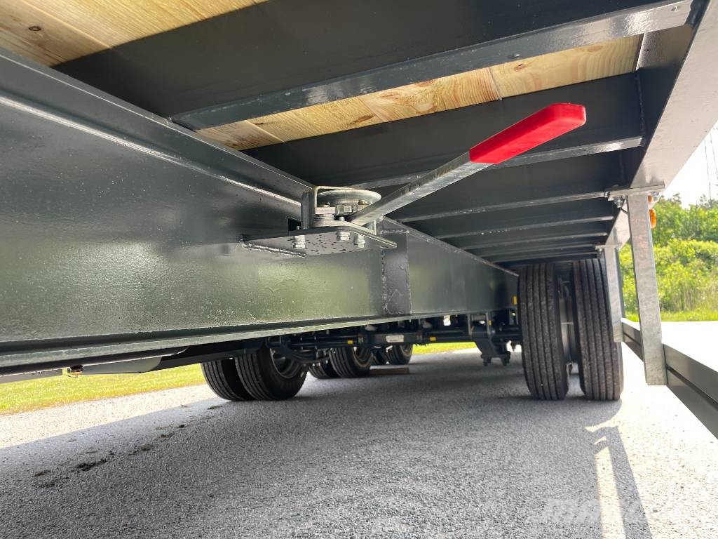 NC 3axl traktordragen maskintrailer 22T Plataformas bajas