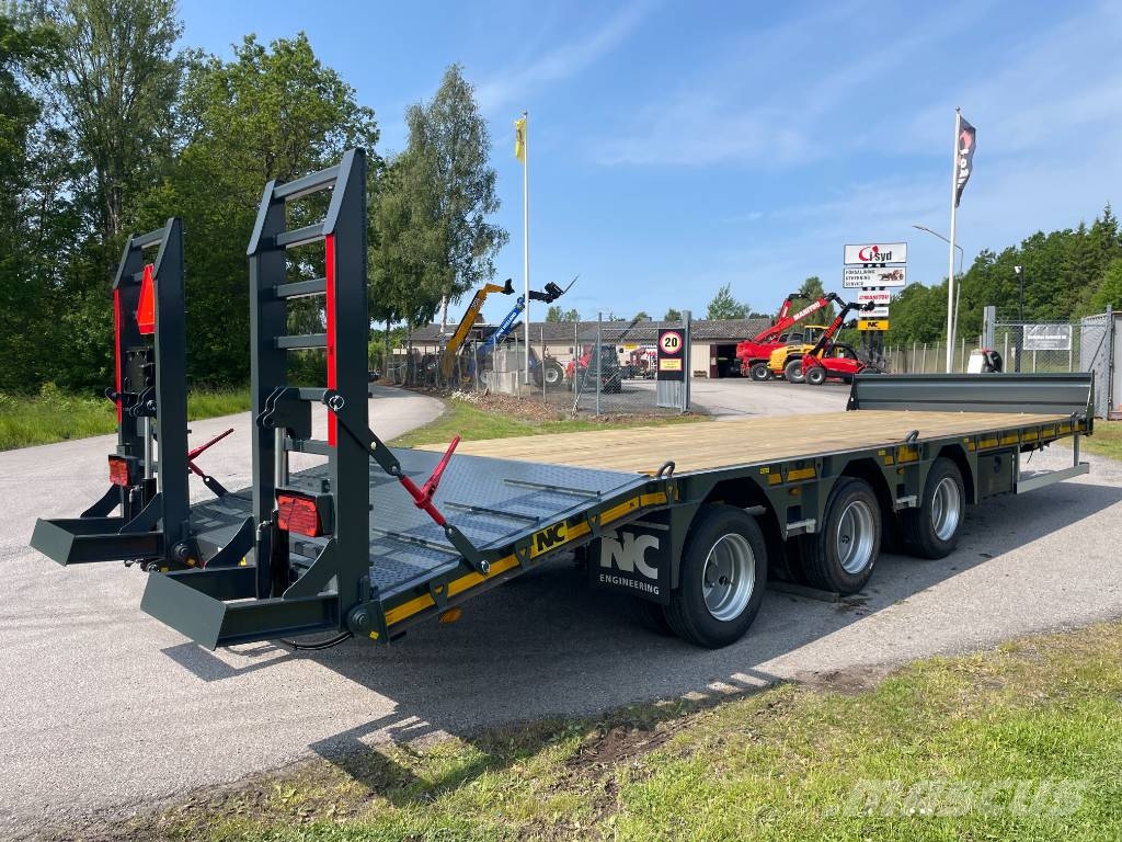 NC 3axl traktordragen maskintrailer 22T Plataformas bajas