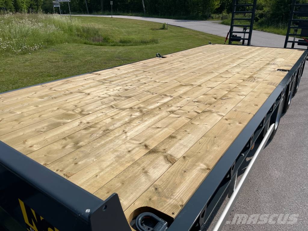 NC 3axl traktordragen maskintrailer 22T Plataformas bajas