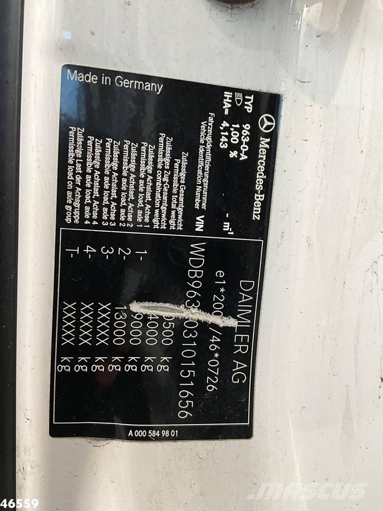 Mercedes-Benz ANTOS 2133 Euro 6 DHM 9m³ Hogedruk Spoelwagen Just Vákuum teherautok