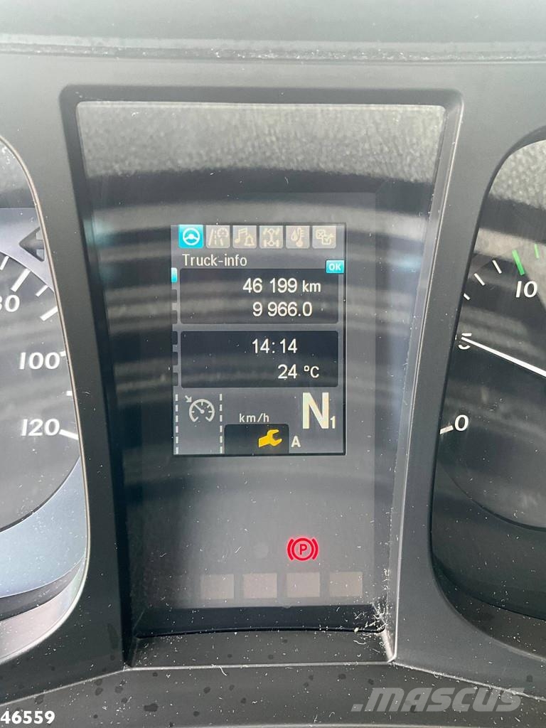 Mercedes-Benz ANTOS 2133 Euro 6 DHM 9m³ Hogedruk Spoelwagen Just Vákuum teherautok