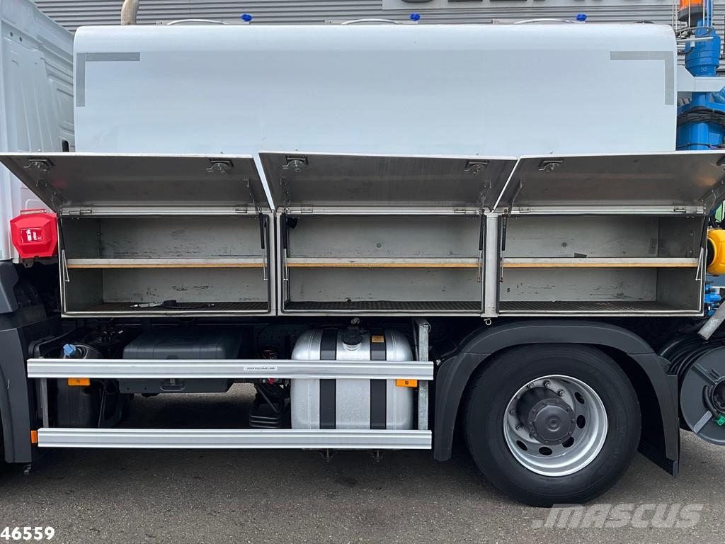 Mercedes-Benz ANTOS 2133 Euro 6 DHM 9m³ Hogedruk Spoelwagen Just Vákuum teherautok