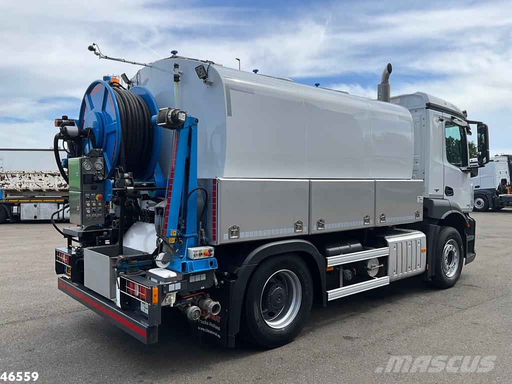 Mercedes-Benz ANTOS 2133 Euro 6 DHM 9m³ Hogedruk Spoelwagen Just Vákuum teherautok