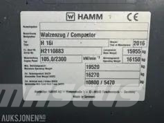 Hamm H16i Minigrävare < 7t