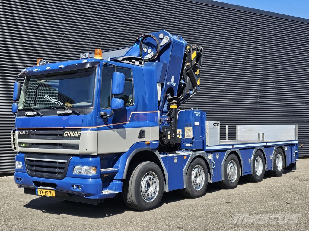 Ginaf X 5240 TS 10x4 / EFFER 108-5S CRANE / KRAN Kamioni sa kranom