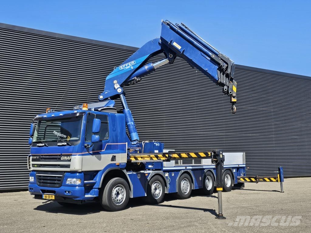 Ginaf X 5240 TS 10x4 / EFFER 108-5S CRANE / KRAN Kamioni sa kranom