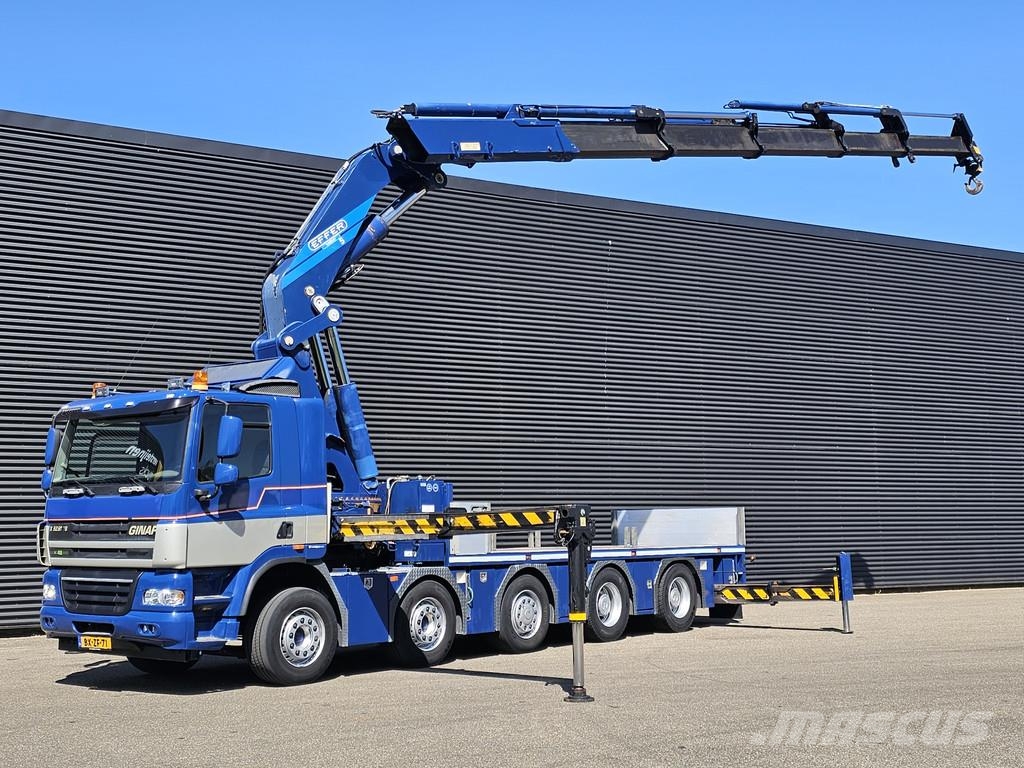 Ginaf X 5240 TS 10x4 / EFFER 108-5S CRANE / KRAN Kamioni sa kranom