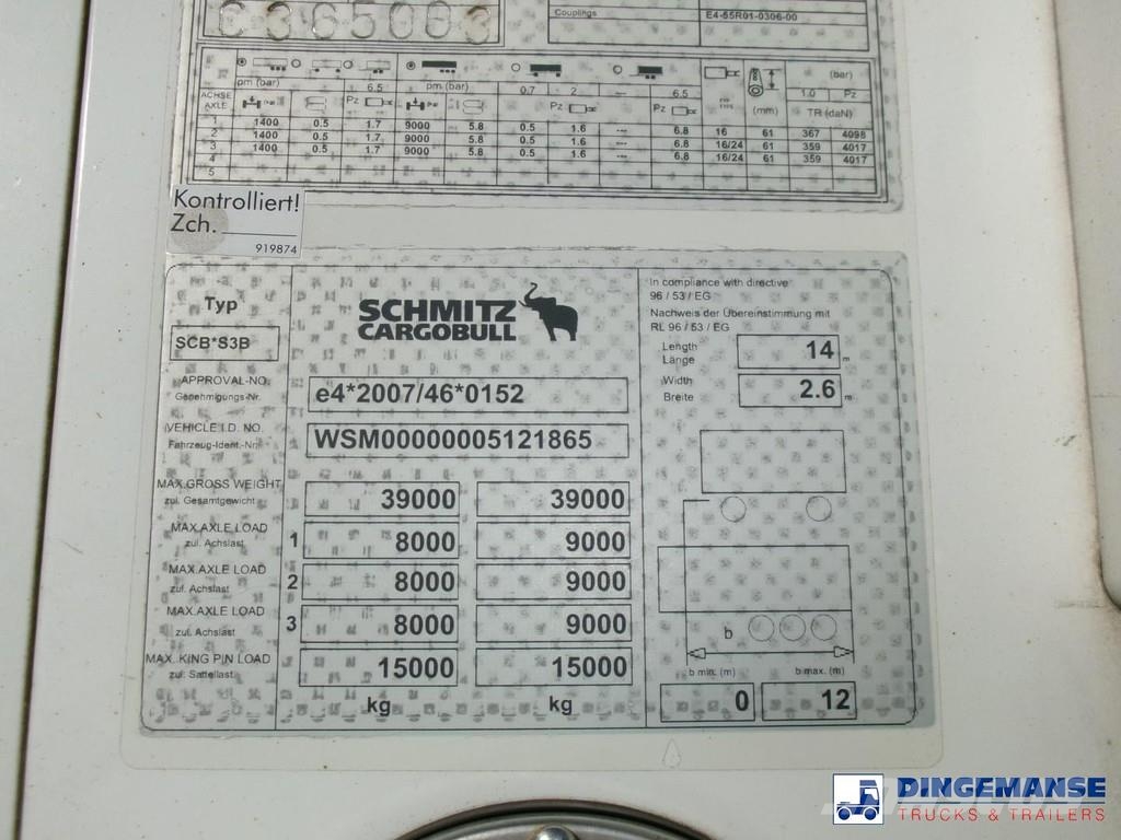 Schmitz Cargobull Frigo trailer + Carrier Vector 1350 Temperature controlled semi-trailers