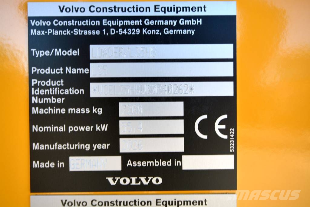 Volvo L 35 HS Speeder 30 kmh Iekrāvēji uz riteņiem
