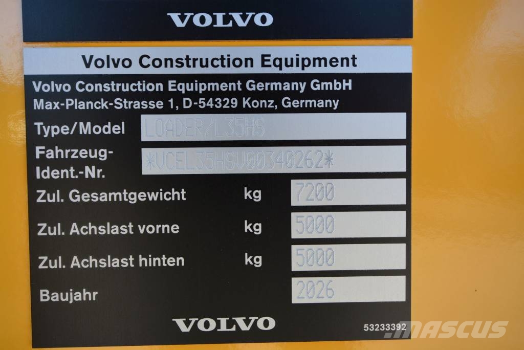 Volvo L 35 HS Speeder 30 kmh Iekrāvēji uz riteņiem