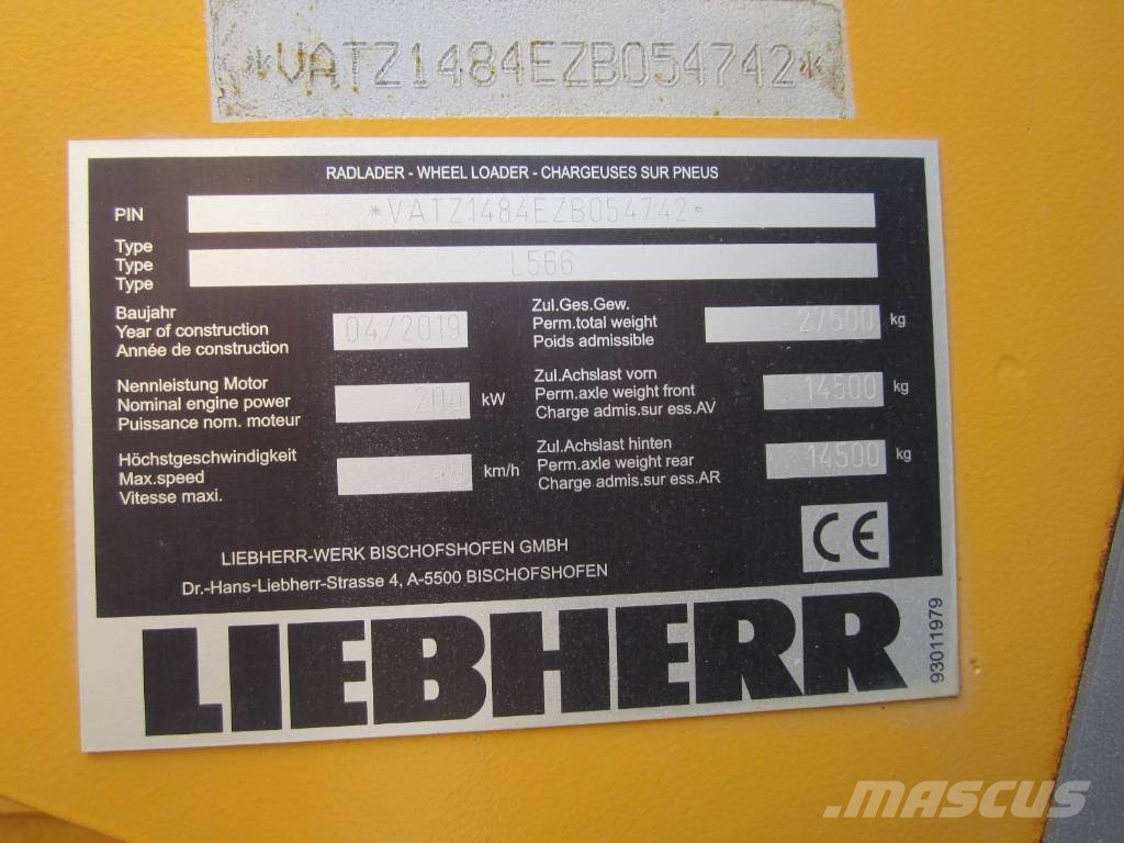 Liebherr L566 Xpower Φορτωτές με λάστιχα (Τροχοφόροι)