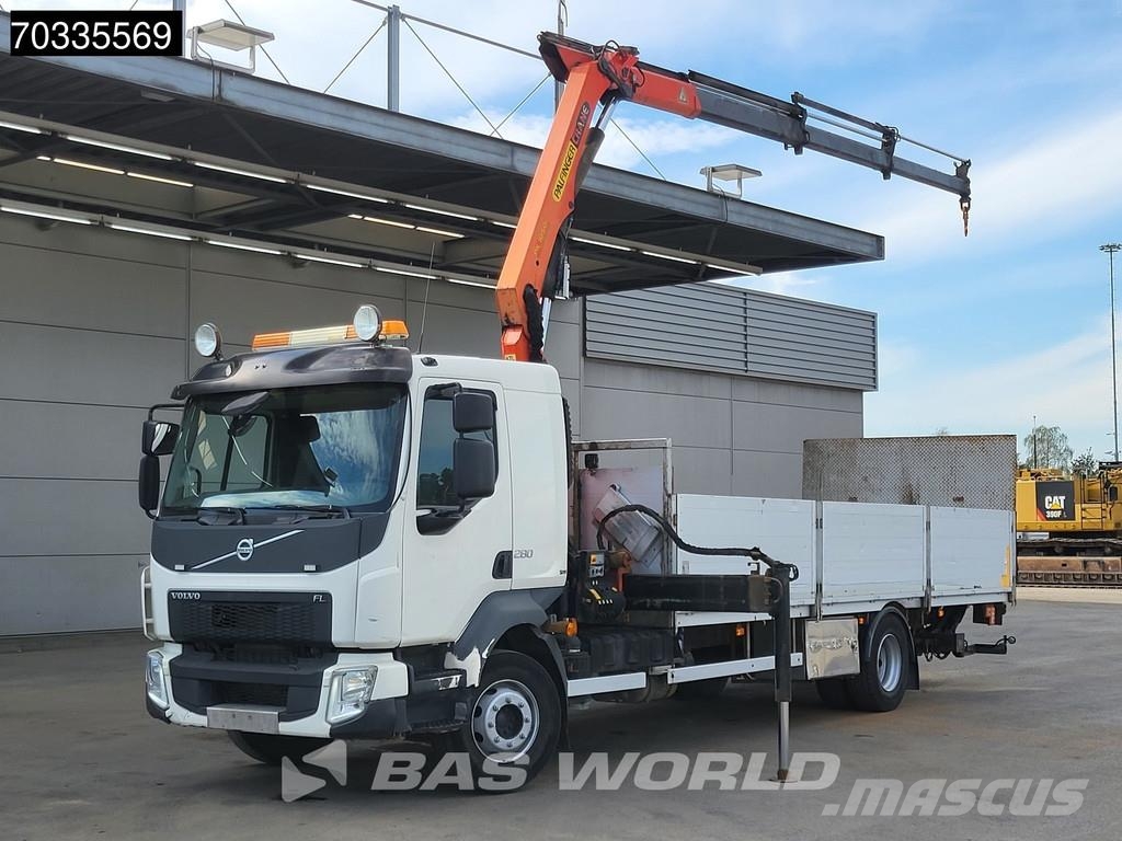Volvo FL 280 FL 4X2 Palfinger PK10501 Remote Automatic E Platte bakwagens
