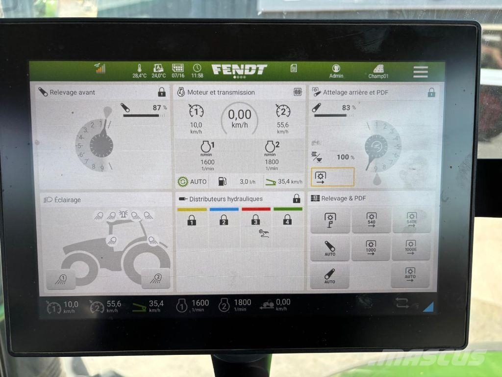 Fendt 722 VARIO POWER + Трактори