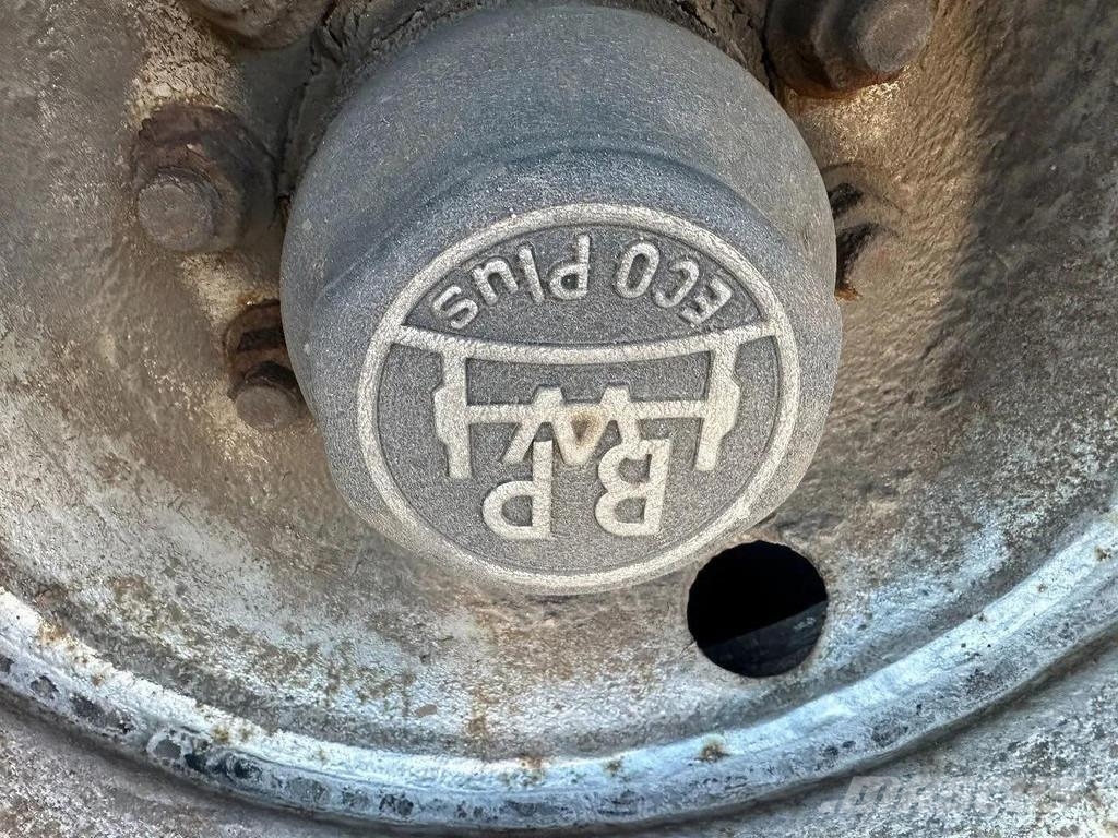 Broshuis 3 AXLE , EXTENDABLE 5 METER نصف مقطورة مسطحة منخفضة