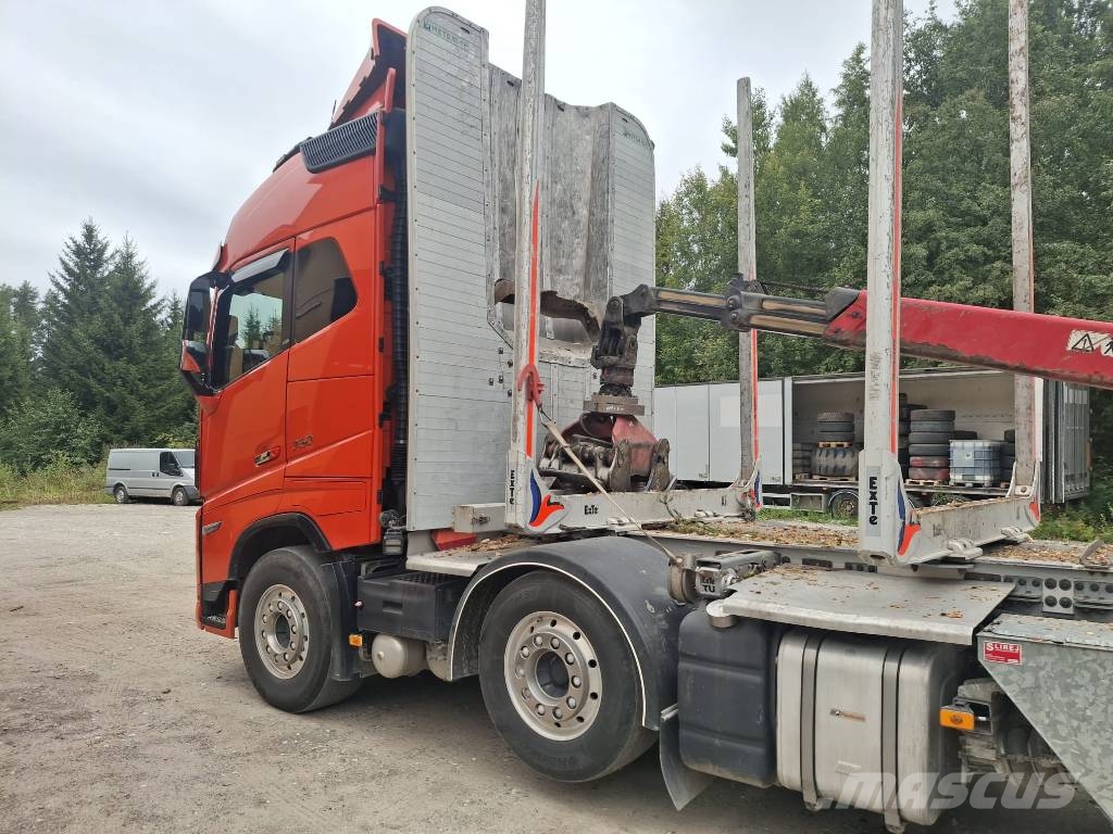 Volvo Fh 16 + Palfinger Epsilon TL 104 TECCAP Tømmerbiler