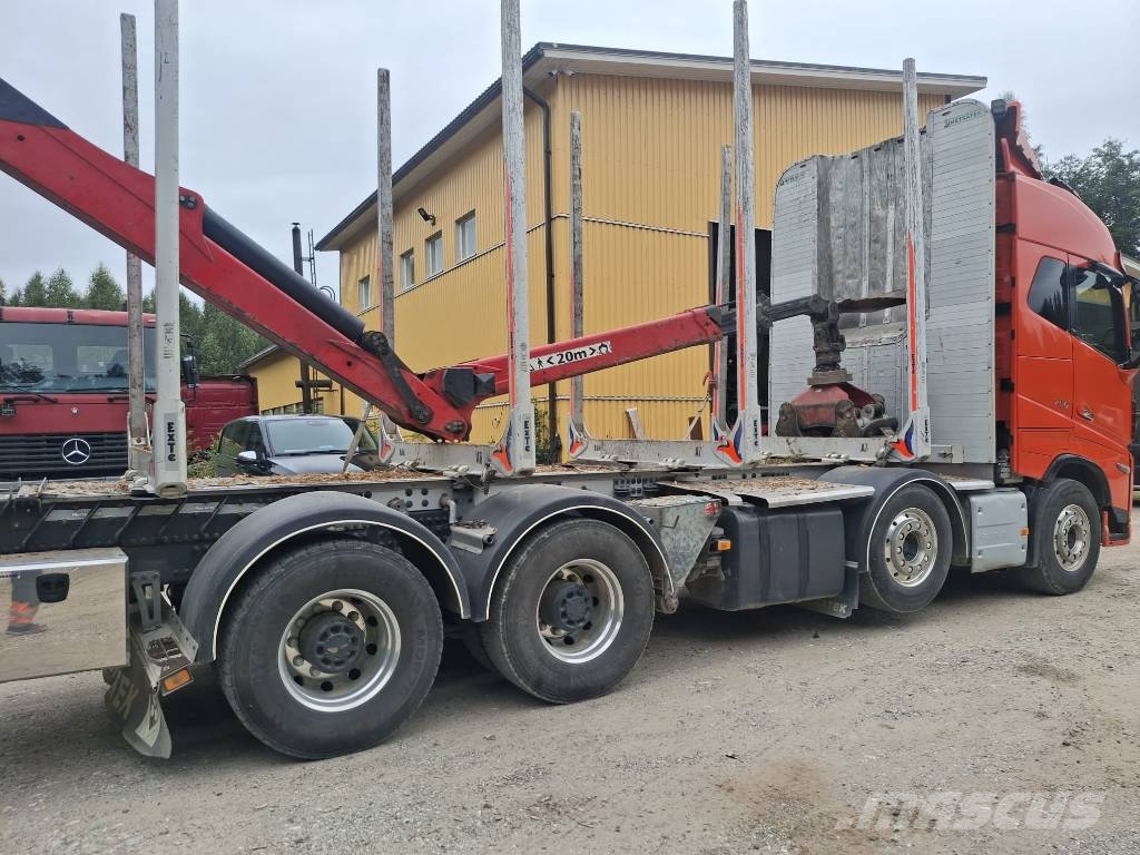 Volvo Fh 16 + Palfinger Epsilon TL 104 TECCAP Tømmerbiler