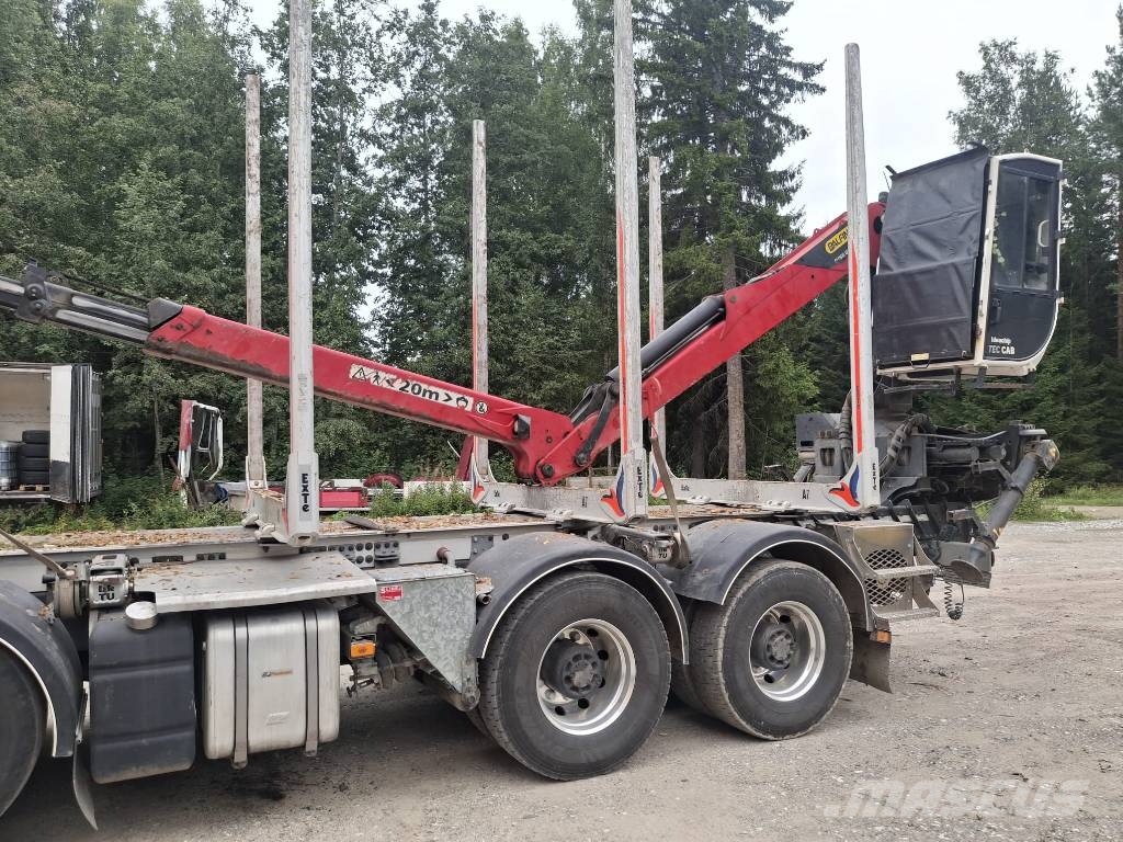 Volvo Fh 16 + Palfinger Epsilon TL 104 TECCAP Tømmerbiler