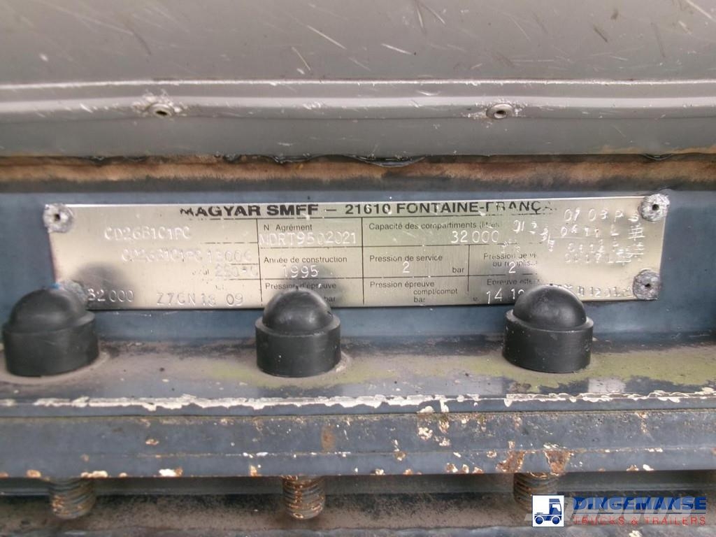 Magyar Bitumen tank inox 32 m3 / 1 comp Полуприцепы-Цистерны
