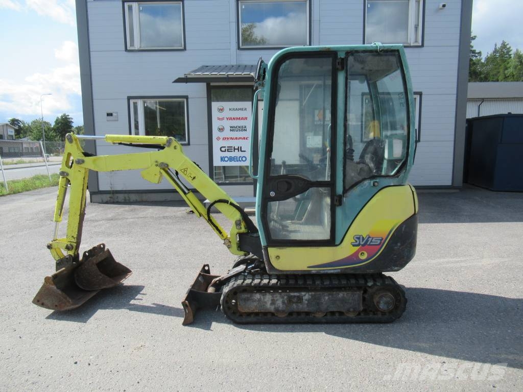Yanmar SV 15 Miniekskavaatorid < 7 t