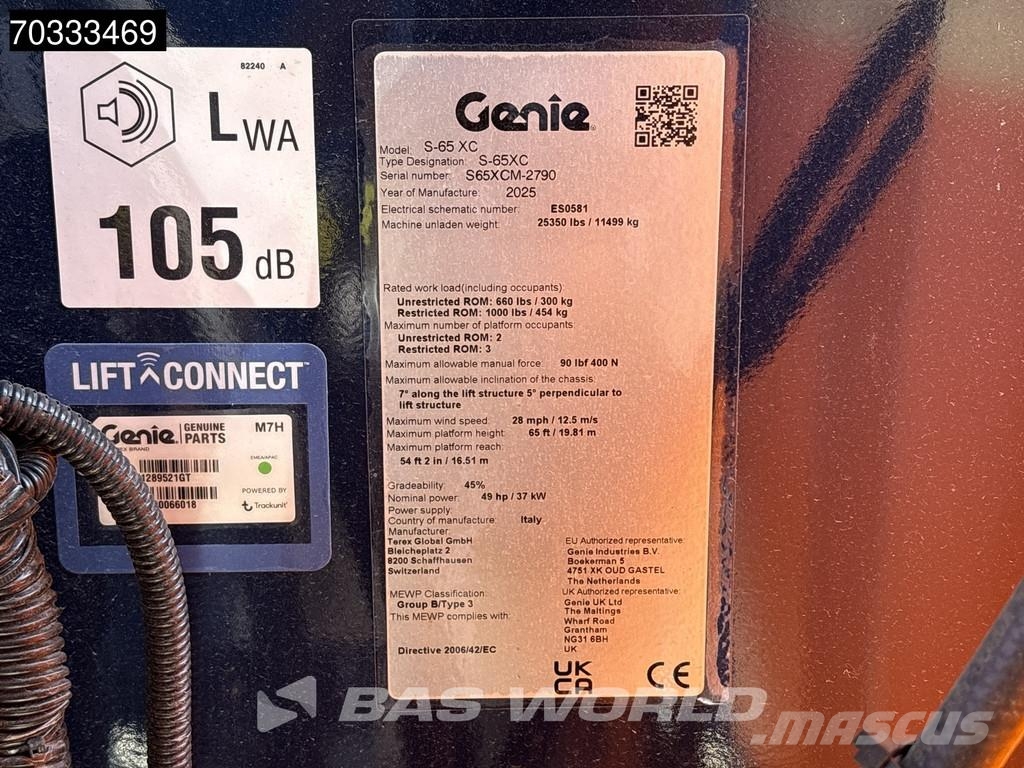 Genie S-65 XC Otras plataformas elevadoras