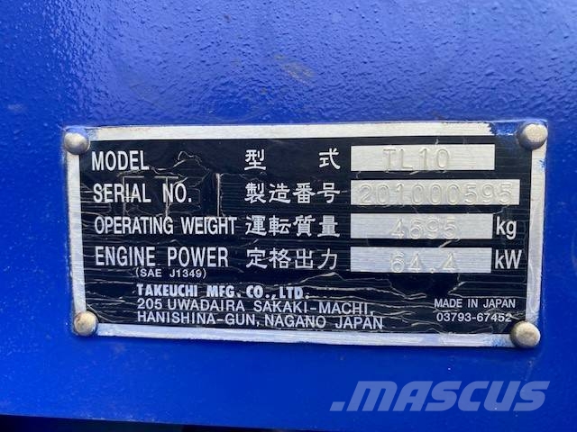Takeuchi TL10 Kompaktrakodók