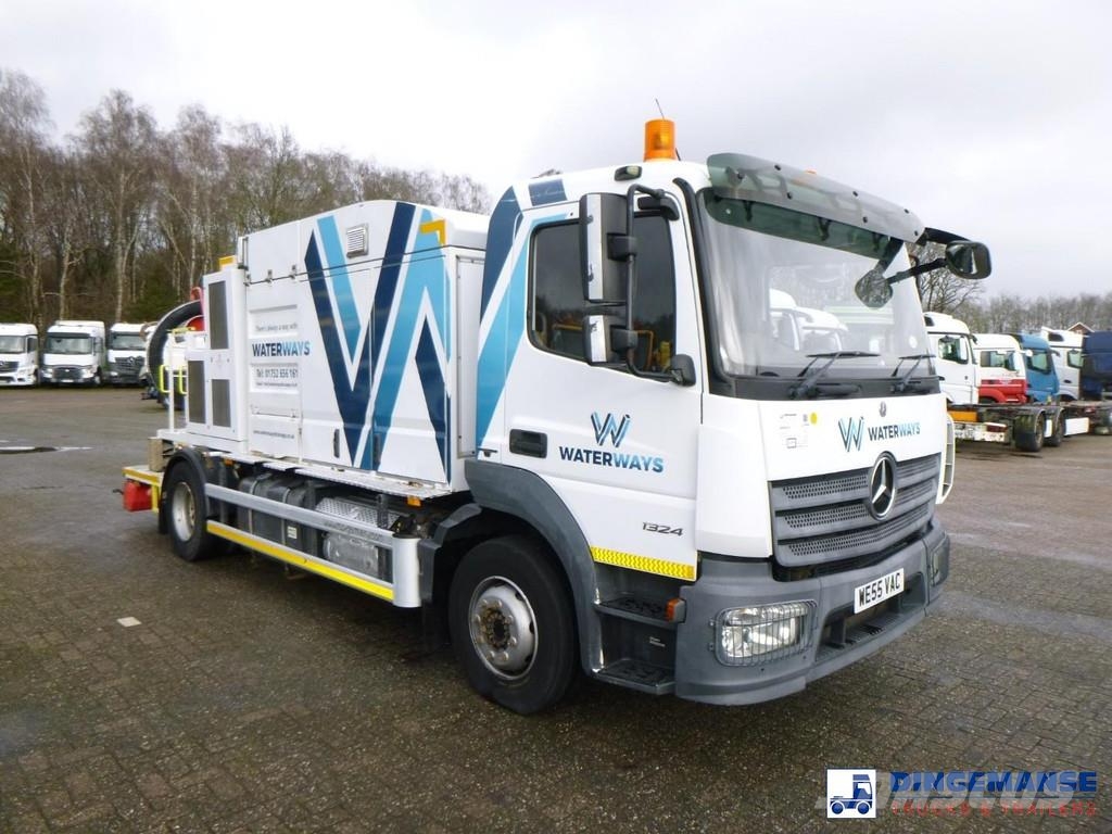 Mercedes-Benz Atego 1324 4x2 RHD / RSP ESE 13/H Saugbagger + Pal 組合/真空油槽車